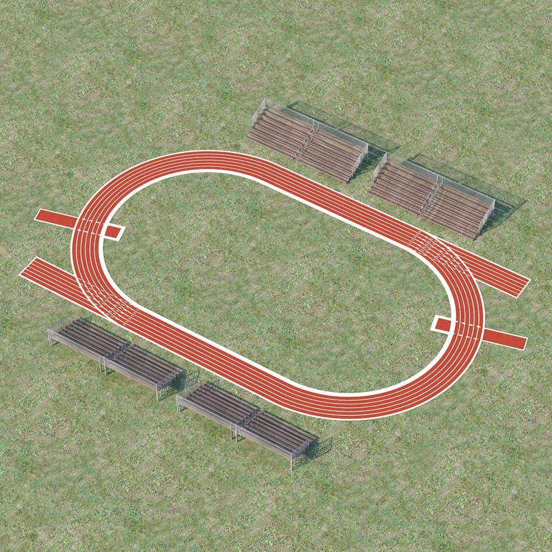 3d running track